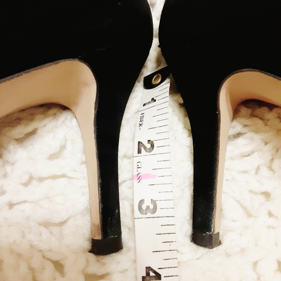 Black Suede Lace Up Heels (3½) by Arturo Chiang - Picture 12 of 16